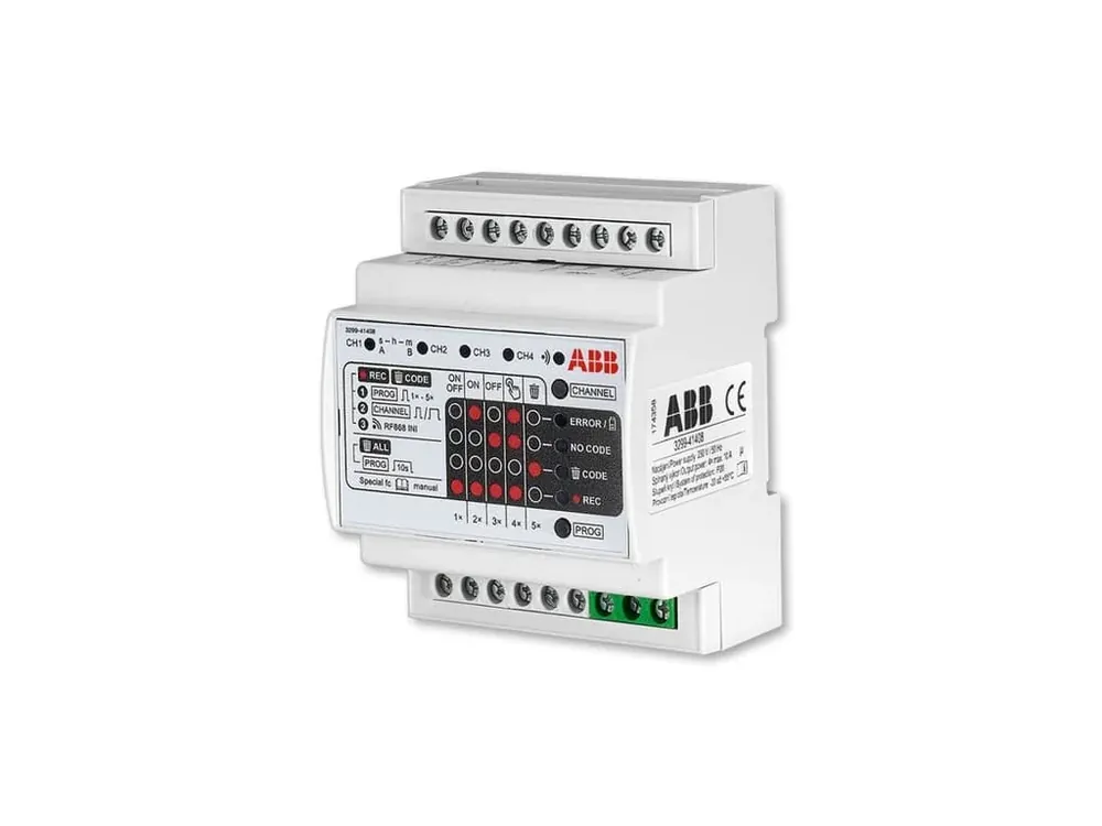 Nově v e-shopu - Přijímač RF spínací, 4násobný, řadový, 868 MHz