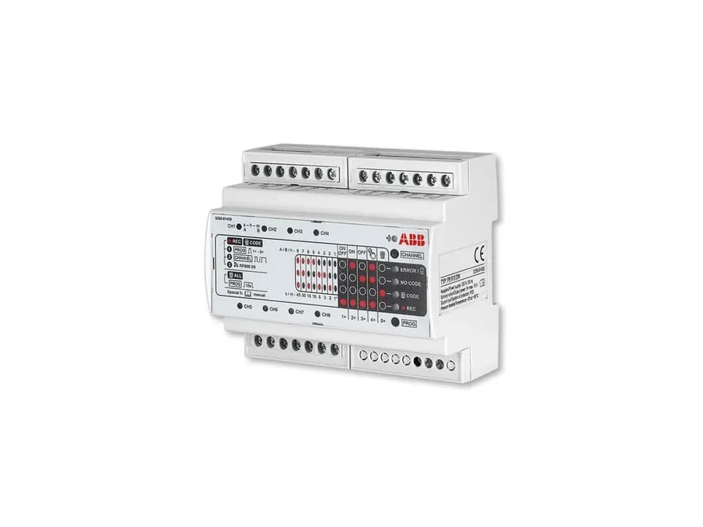 Přijímač RF spínací, 8násobný, řadový, 868 MHz - Do vyprodání zásob