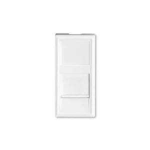 Ušetřete více - Modul zásuvkový 22,5x45 mm, pro 1x RJ45, se záclonkou