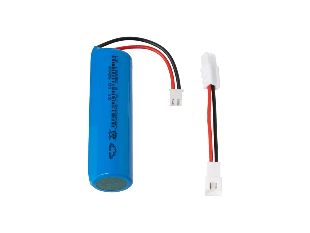 Vrácení zdarma - Baterie 18650, 2000mAh, 3.7V s konektorem