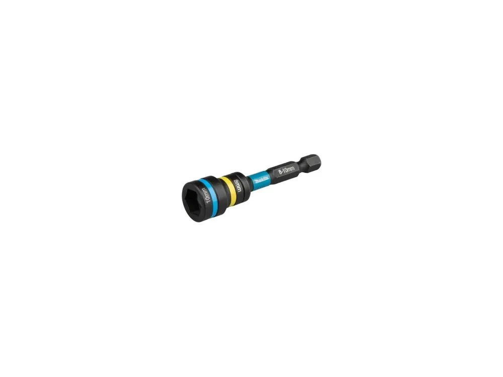 Slevy | klíč nástrčný 2v1 s držákem šestihran 65mm, IMPACT BLACK 8-10mm