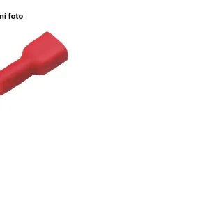 Cenový hit - Celoizolovaný konektor Cu 0,5-1/2,8x0,5 mm, červený (100 ks)