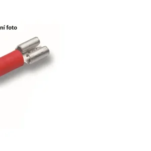 Izolovaný konektor Cu 0,5-1/4,8x0,8 mm, červený (100 ks) | Prémiová kvalita