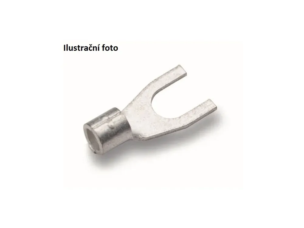 Snadný nákup - Neizolovaná vidlice Cu 1,5-2,5/6 mm (100 ks)