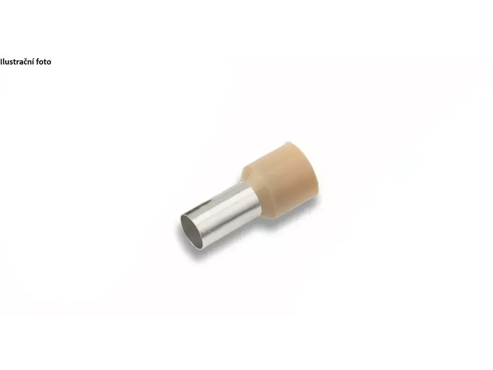 Izolovaná dutinka Cu 16/12 mm, krémová (100 ks) | Kupte dnes