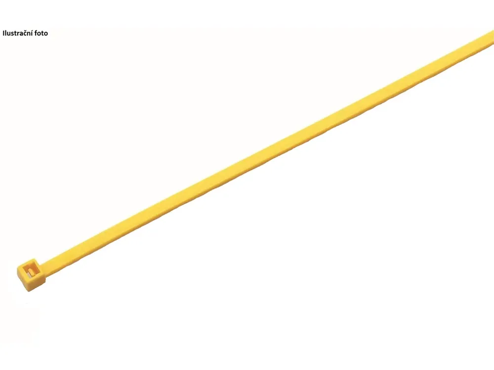 Vázací páska žlutá 100 x 2,5 mm (100 ks) - Koupit nyní
