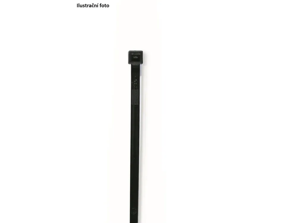 Bezpečná platba - Vázací páska černá UV 500 x 12,5 mm (50 ks)