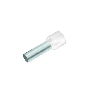 Skladem | Izolovaná dutinka Cu 0,5/6 mm, bílá (100 ks)