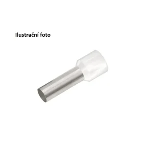 Izolovaná dutinka Cu 0,5/10 mm, bílá (100 ks) - Už jen pár kusů