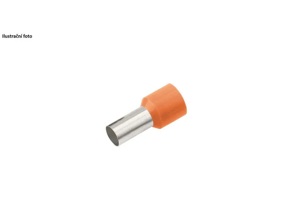Právě uvedeno na trh - Izolovaná dutinka Cu 4/10 mm, oranžová (100 ks)