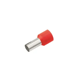 Izolovaná dutinka Cu 1,5/12 mm, červená (100 ks) | Top cena