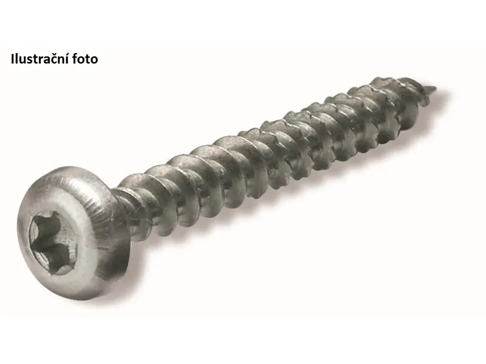 Víceúčelový torxní vrut 4,5 x 40 mm T20 (200 ks) | Do košíku