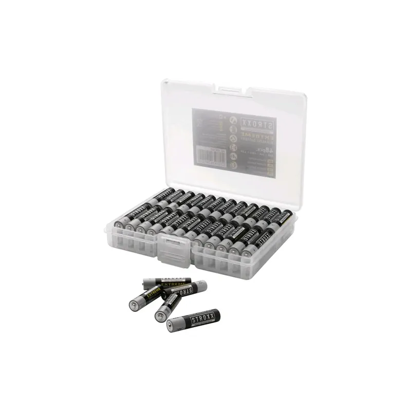 Alkalické baterie AAA - LR03 STROXX - 48 ks v plastovém boxu | Skvělá cena