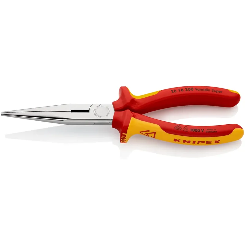 Knipex 26 16 200 VDE ploché jehlové kleště rovné 200 mm | Bestseller