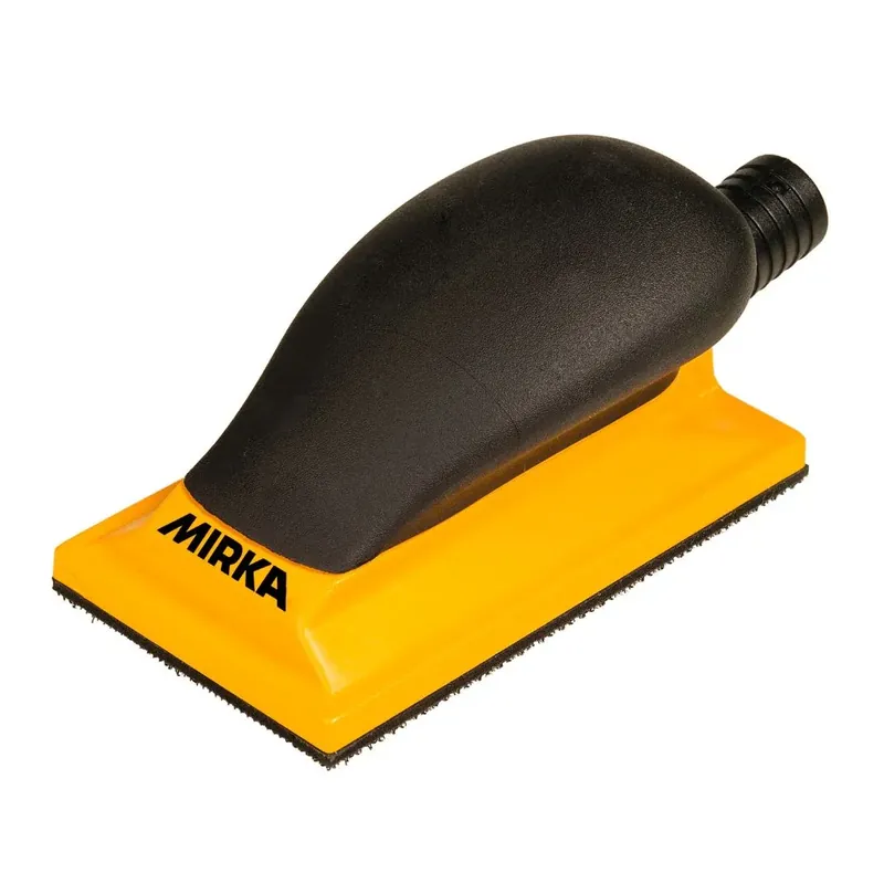 Ušetřete více | Ruční hoblík MIRKA na suchý zip 70 x 125 mm brusný blok s 13 otvory
