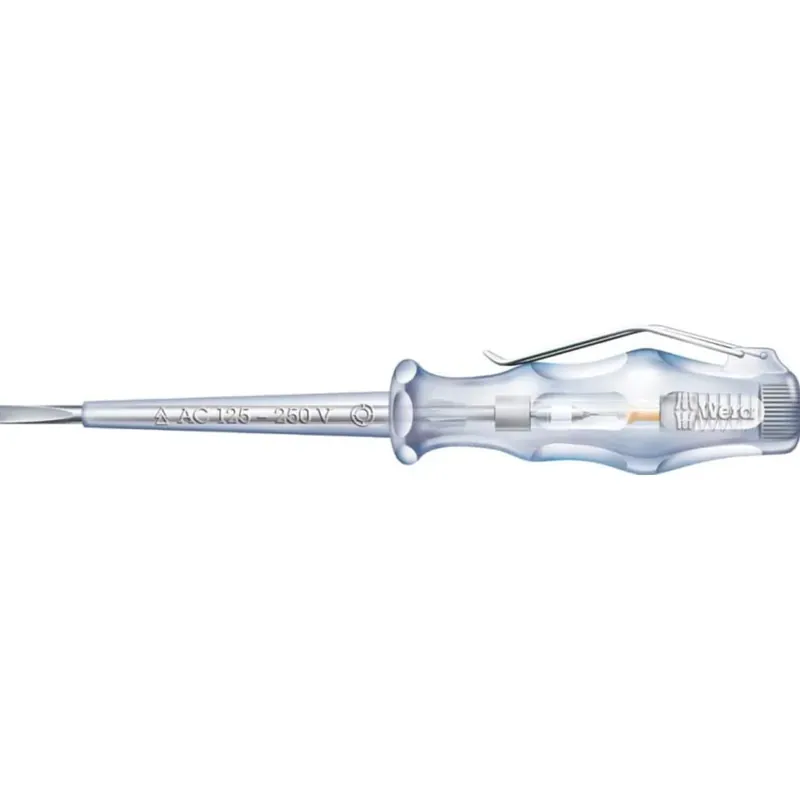 Wera 247 Jednopólová fázová zkoušečka s klipem 3 mm 70 mm 150 - 250 V/AC 05005655001 | Bezpečná platba