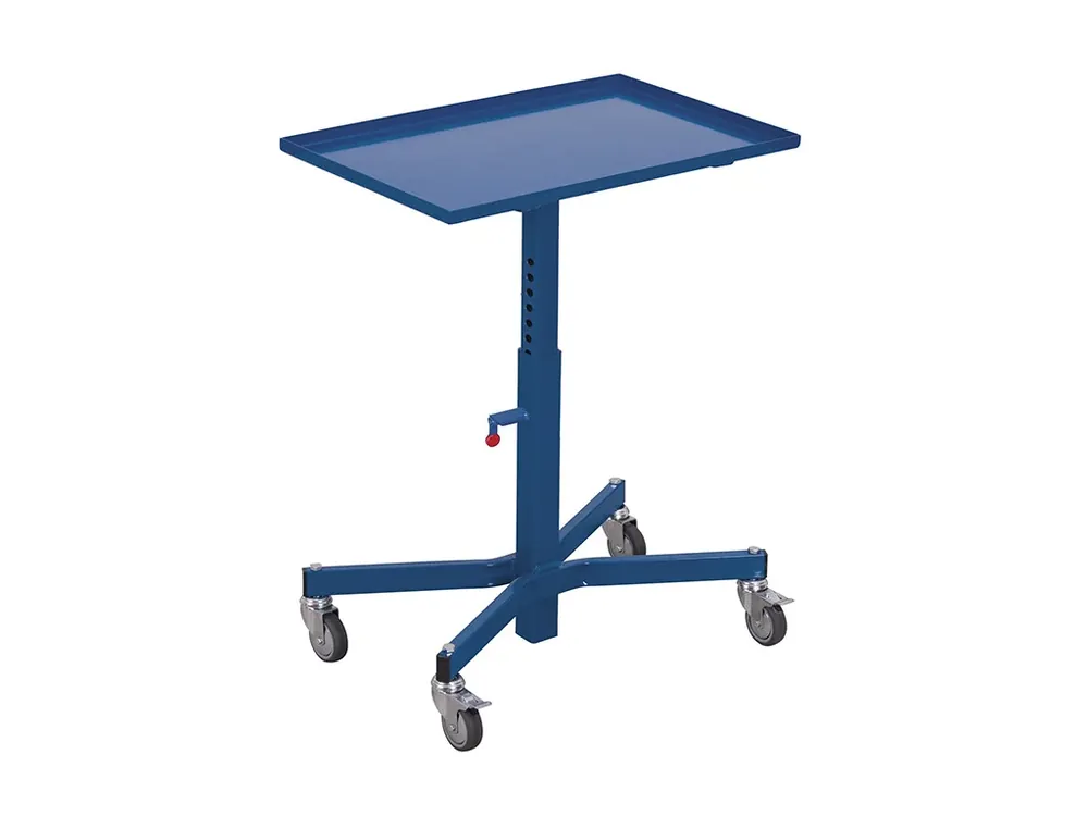 Velmi žádaný produkt | Transportní zvedací stojan, Variofit, do 150 kg, výška 53,5 - 81 cm, modrá/antracit
