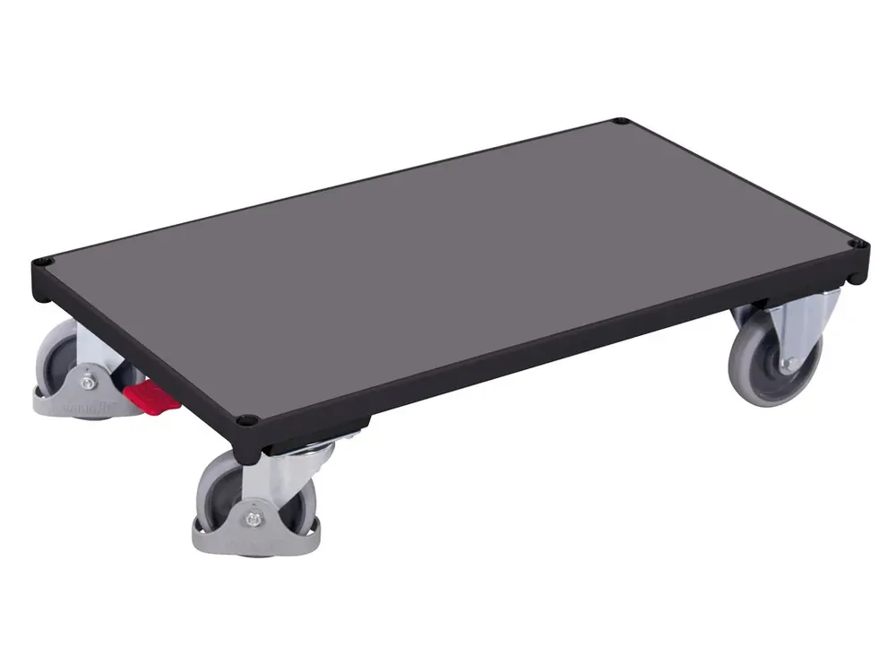 Top cena - Přepravní plošina, Variofit, ložná plocha 106 x 70 cm, do 500 kg, modrá/antracit