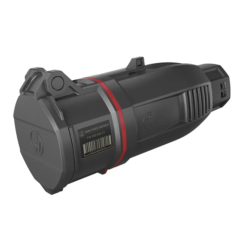 Extra sleva - WALTHER FW310506CC CEE Spojka NEO One-Touch, 16A 5P 400V 6h, IP54, s bezšroubovým pružinovým připojením, automatické odlehčení v tahu, černá/červená