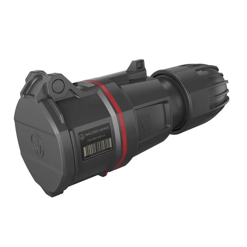 Velmi populární - WALTHER FW331506SK CEE Spojka NEO Classic, 32A 5P 400V 6h, IP54, se šroubovým připojením, černá/červená
