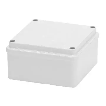Výprodej - GEWISS GW44204 Rozbočovací krabice s ploch. víkem, IP56, 100x100x50mm