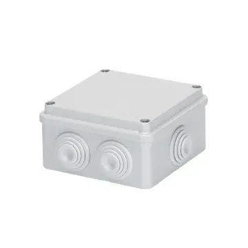 Nejprodávanější - GEWISS GW44004 Rozbočovací krabice s ploch. víkem, IP55, 100x100x50mm