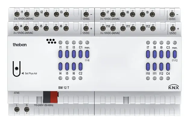 THEBEN 4940235 Binární vstup BM 12 T KNX | Přímo z továrny