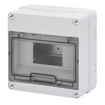 GEWISS GW40003 Rozvodnice 40 CD na omítku, 8M, IP55, šedá, s dvířky | Špičkový produkt