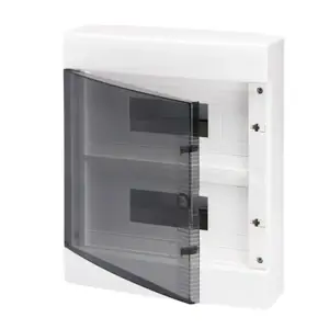 Velmi oblíbený produkt | GEWISS GW40047BS Rozvodnice 40 CD na omítku, 24M, IP40, vč. svorkovnice, bílá, s dvířky