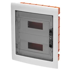 Velmi žádaný produkt | GEWISS GW40606BS Rozvodnice 40 CDKi pod omítku, 24M, IP40, vč. svorkovnice, bílá, s dvířky, vyjímatelný rám