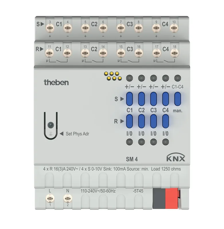 THEBEN 4940310 Stmívací aktor sběrnicového systému SM 4 KNX - Objednejte dnes