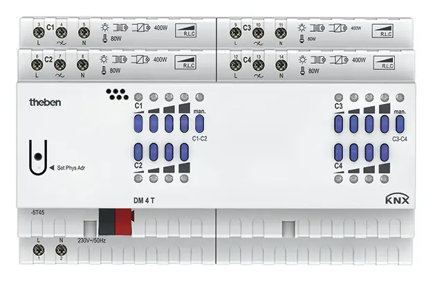 THEBEN 4940275 Stmívací aktor DM 4 T KNX - Tovární cena