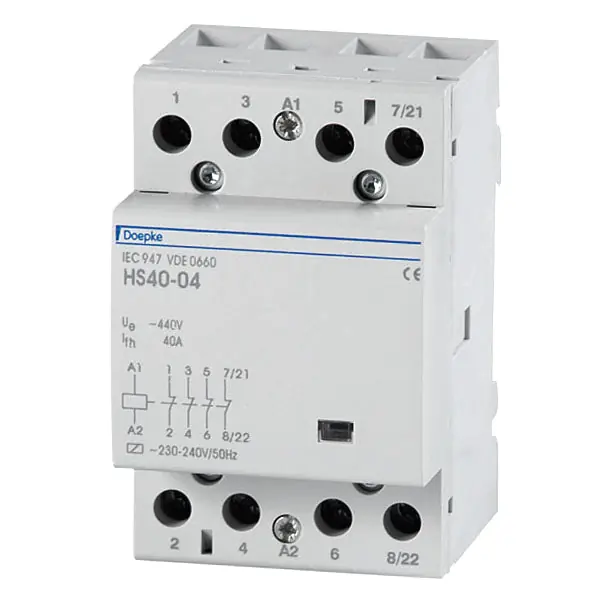 DOEPKE 09980416 Instalační stykač HS 3-230AC/40-31, 40 A, 230 V AC, kontakty 3x spínací, 1x rozpínací | Nově v e-shopu