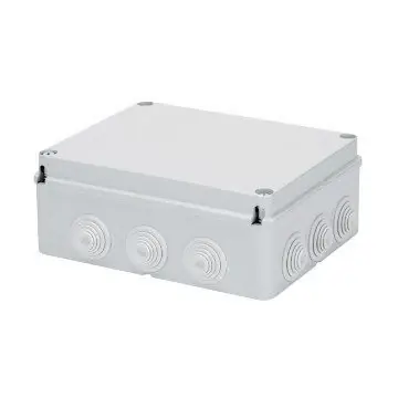 Bezpečný nákup - GEWISS GW44059 Rozbočovací krabice s ploch. víkem, IP55, GWT960°, 300x220x120mm